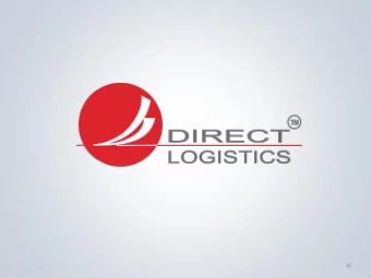 1  Global Freight Forwarding Presentation  Direct Logistics Group  2011  Company  Overview  Company