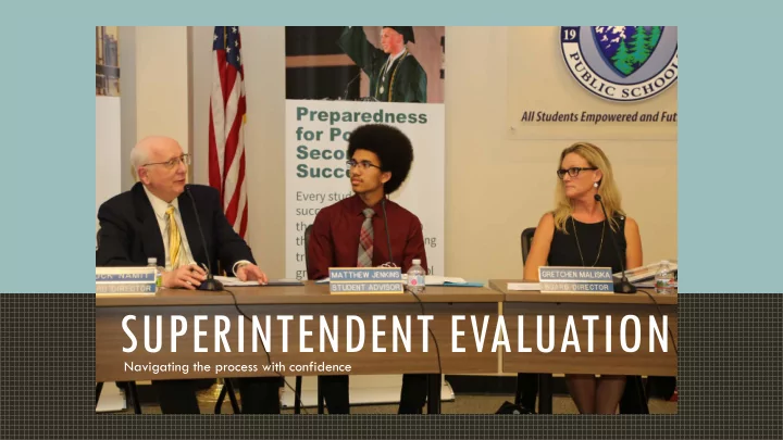 superintendent evaluation