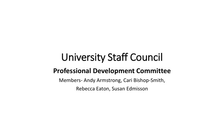 univ iversity staff council