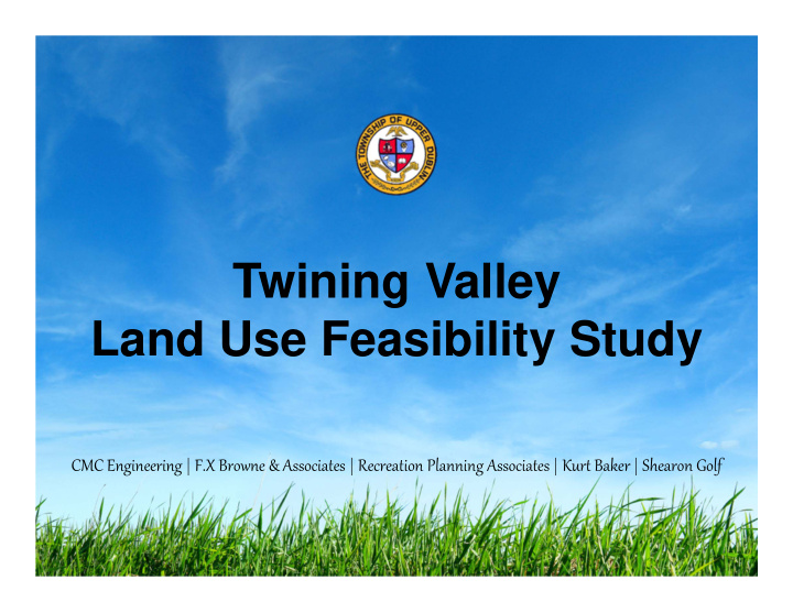 twining valley land use feasibility study