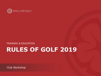 MAIN HEAD  FOR DOCUMENT  Club Workshop  Subhead text  TRAINING &amp; EDUCATION  Welcome