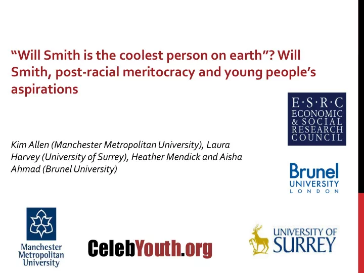 kim allen manchester metropolitan university laura harvey