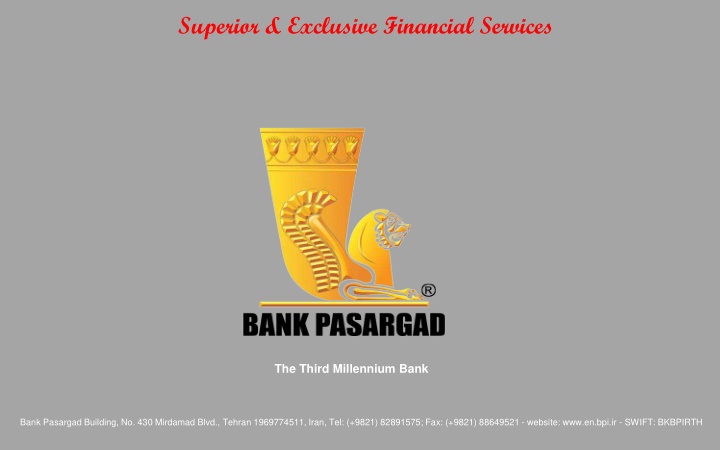 superior exclusive financial services
