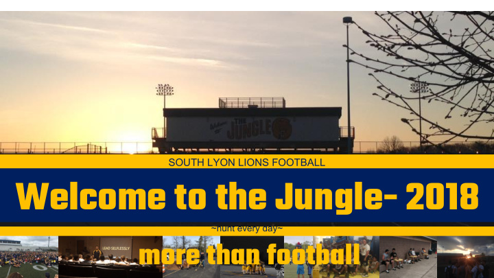 welcome to the jungle 2018