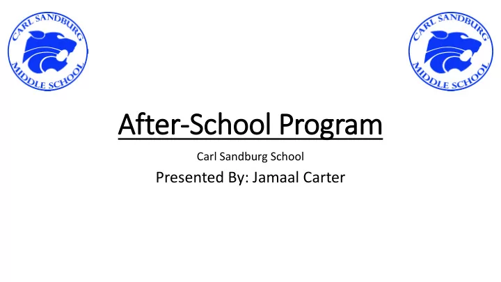 after school program