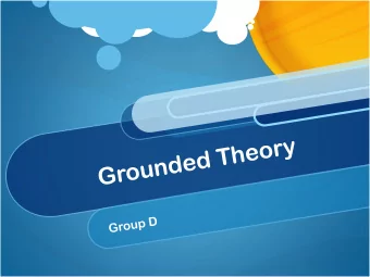 Outline  Introduction  Definition  History  Features  When should Grounded Theory be used?  Types