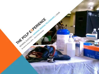 THE EXPECTATIONS  Develop  lop clinic  ical  al skills  lls  Transf  ansform  orm classr