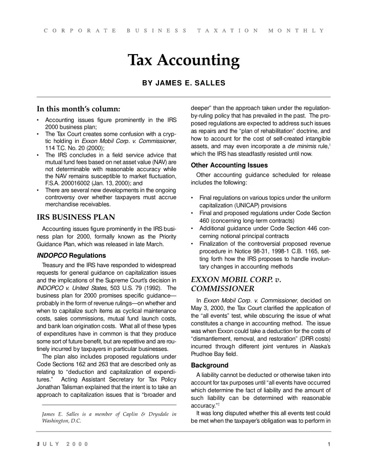tax accounting