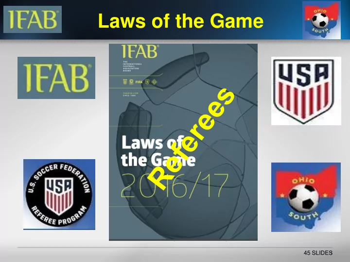 laws of the game
