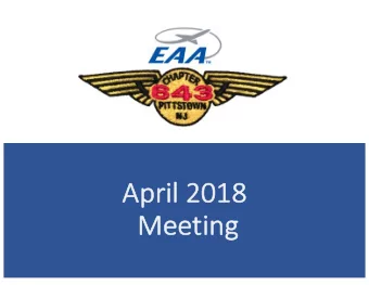 Ap  April 2018  2018  Me  Meeting  EAA CHAPTER 643 APRIL MONTHLY MEETING (3/16/2018)  YOUNG EAGLES
