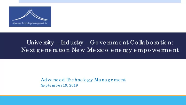 unive rsity i ndustry go ve rnme nt co lla b o ra tio n