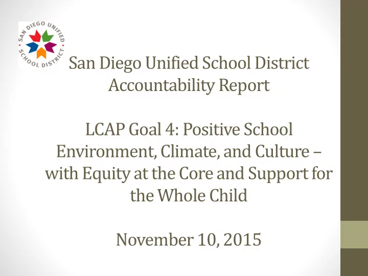 san diego unified school district