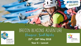 Year 4  Lancot  The largest natural lake in South Wales right on our doorstep  The best