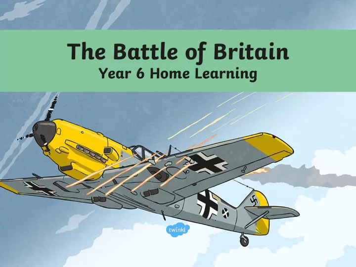 the battle of britain