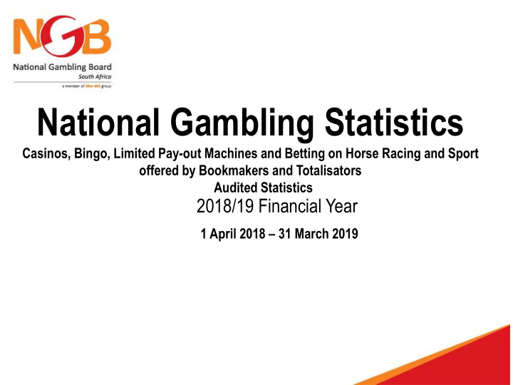 national gambling statistics