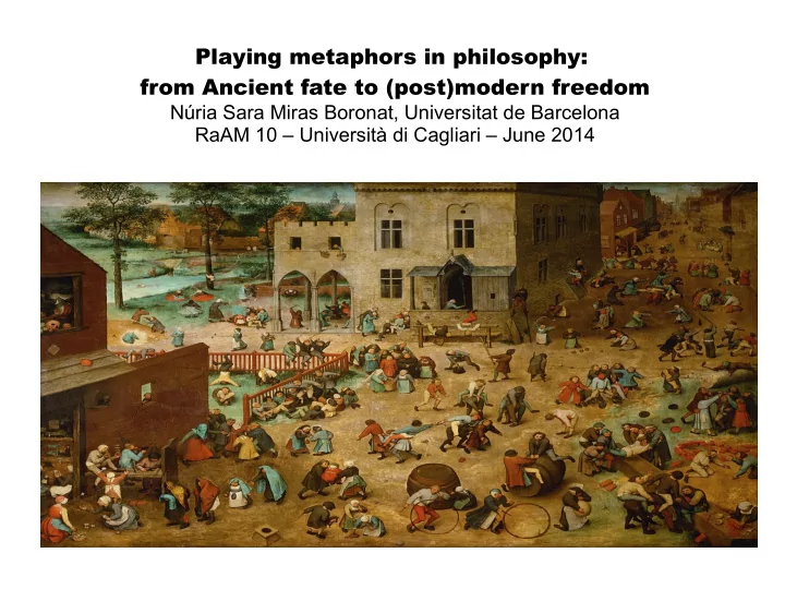 1 philosophy and play play is apparently the opposite of