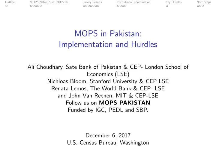 mops in pakistan implementation and hurdles