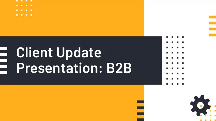 client update presentation b2b 1 product use journals
