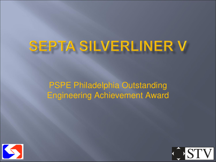 pspe philadelphia outstanding engineering achievement