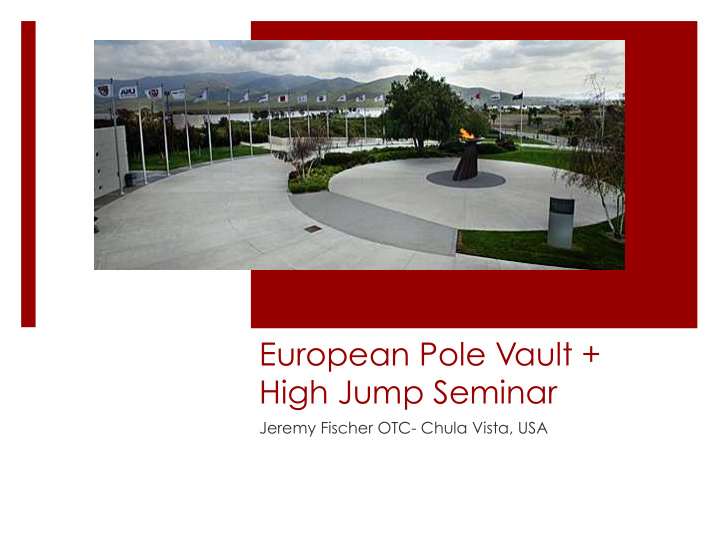 european pole vault high jump seminar