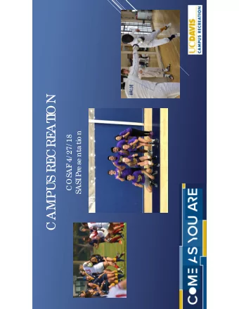 ON  I  AT  Pre se nta tio n  CRE  4/ 27/ 18  CAMPUS RE  COSAF  SASI  SASI  BRE  AK  DOWN  Out o f