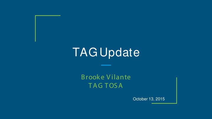 tag update