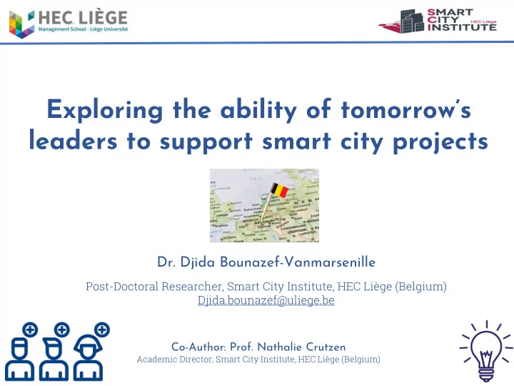 exploring the ability of tomorrow s leaders to support