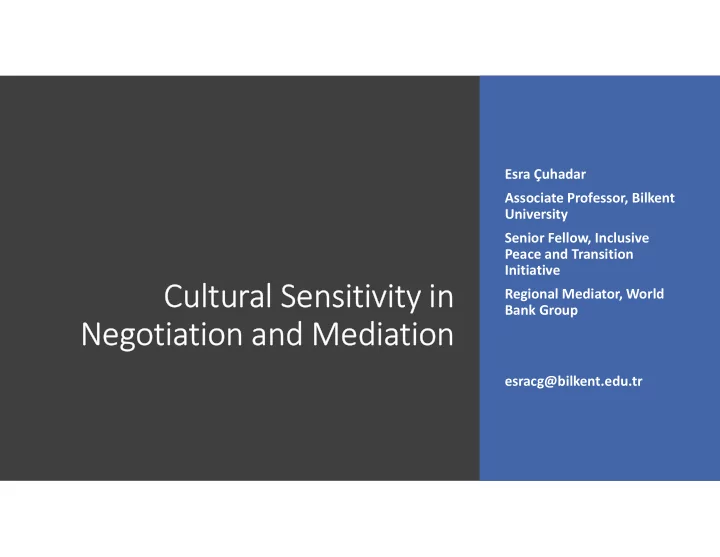cultural sensitivity in