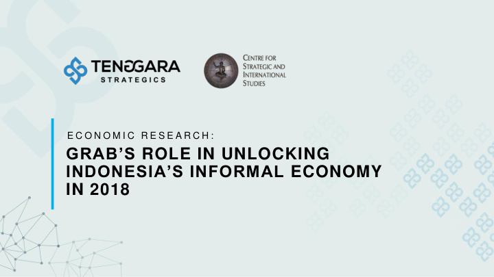 indonesia s informal economy