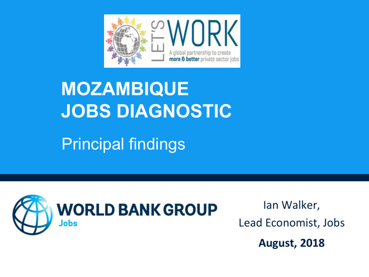 mozambique jobs diagnostic