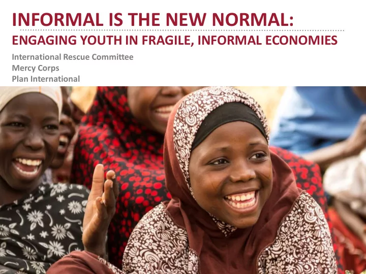 informal is the new normal