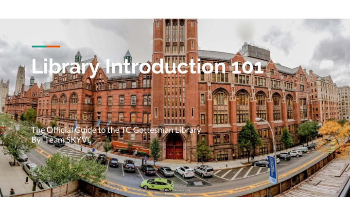 library introduction 101