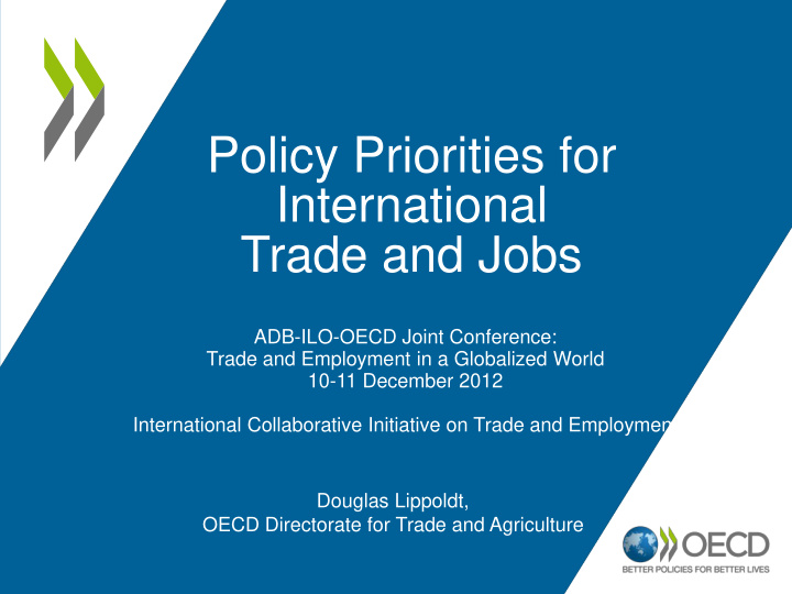 policy priorities for
