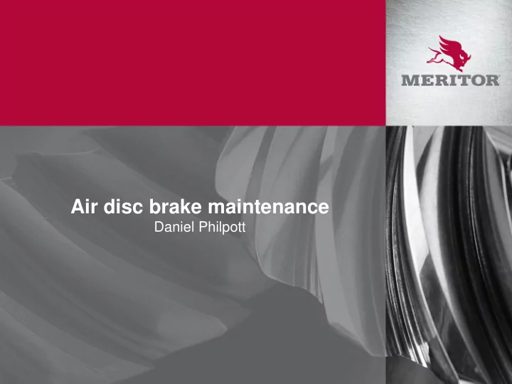 meritor air disc brake evolution adb 1560 d lisa ex