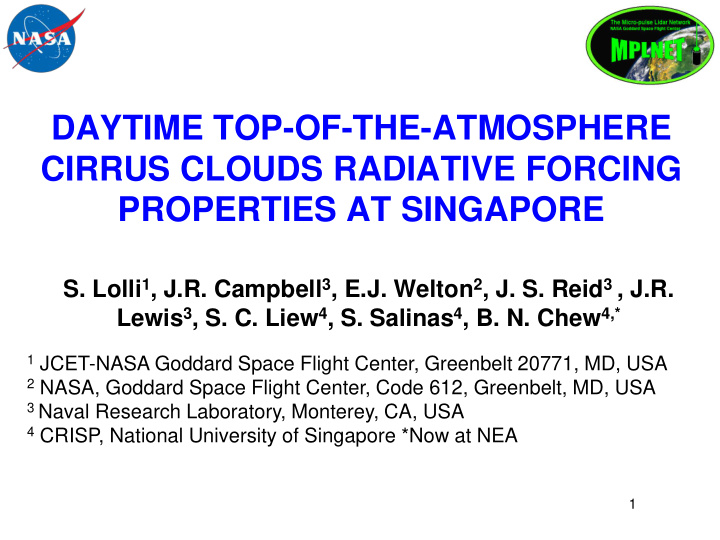 daytime top of the atmosphere