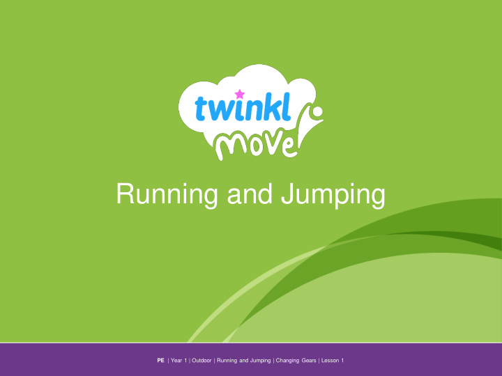 running and jumping