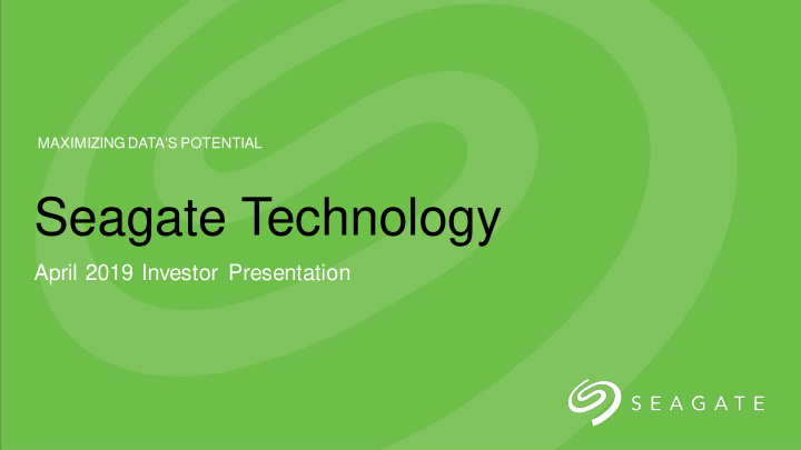 seagate technology