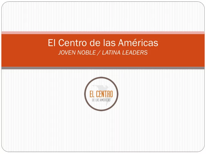 el centro de las am ricas