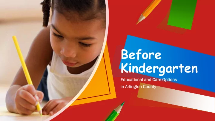 before kindergarten