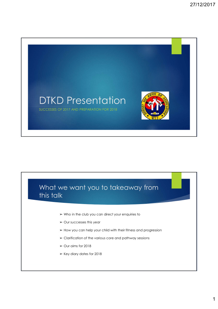 dtkd presentation