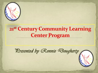 Presented by Ronnie Dougherty Required  Program  A minimum of 201  There were 227 students