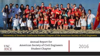 2016  American Society of Civil Engineers  Student Chapter  Contact Information  Mailing