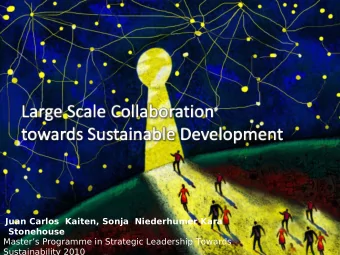 Juan Carlos  Kaiten, Sonja  Niederhumer Kara  Stonehouse  Masters Programme in Strategic