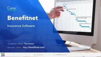 Benefitnet  Insurance Software Customer name: Teambase Domain name - http://benefitnet.com/
