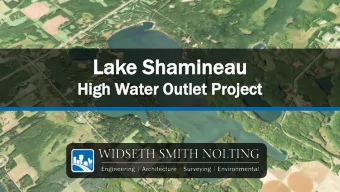 Lak  Lake  e Sha  hamin  mineau  eau  Hi  High  gh Wat  ater  r Ou  Outlet  tlet Project  roject