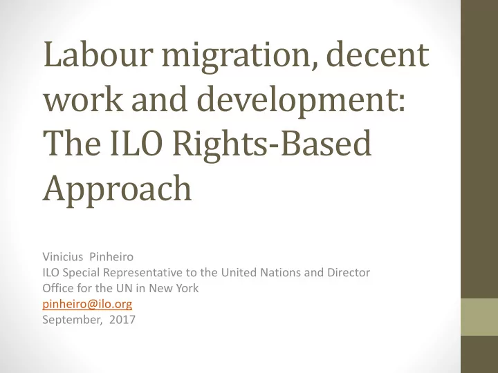 labour migration decent