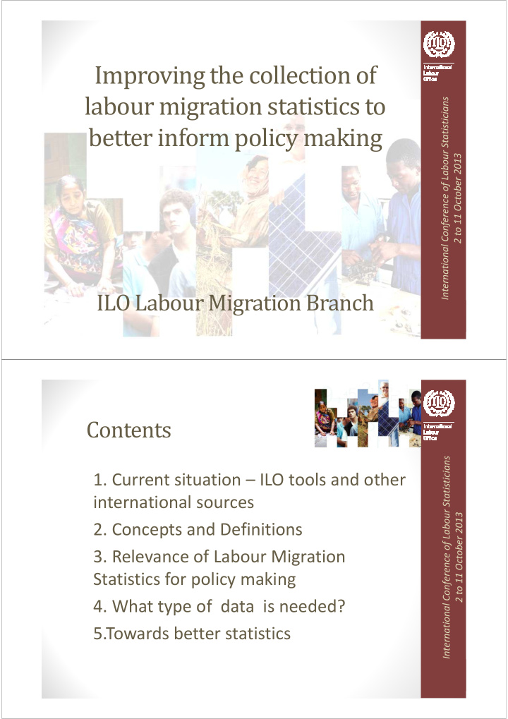 improving the collection of labour migration statistics to