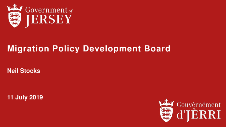 migration policy development board