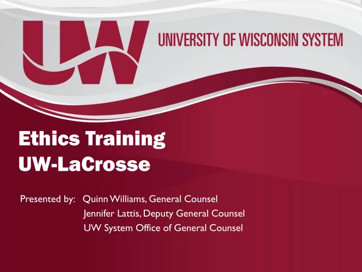 ethics training