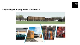 King Georges Playing Fields  Brentwood  King Georges Playing Fields, Brentwood  Who we are